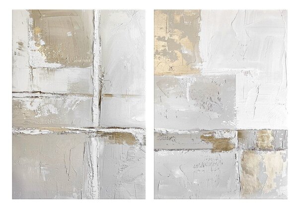 Obrazy s ručne maľovanými prvkami v súprave 2 ks 50x70 cm Sail – Styler