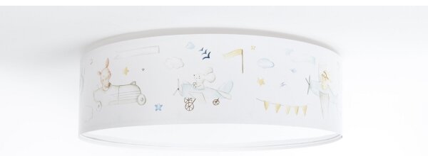 Detské stropné svietidlo SWEET DREAMS 2xE27/60W/230V pr. 40 cm