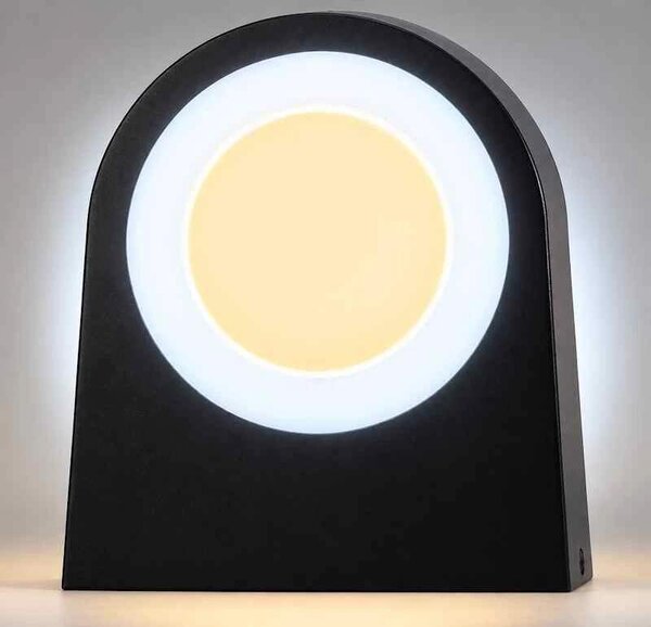 LED vonkajšie nástenné svietidlo ARCOS, 15 W, 19,8 × 18 cm, IP65, čierne (ARCOS-15W 5CCT IP65 BLACK)