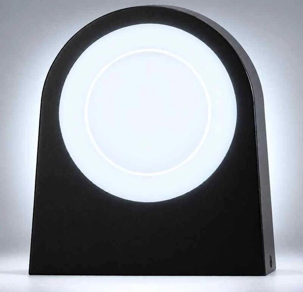 LED vonkajšie nástenné svietidlo ARCOS, 15 W, 19,8 × 18 cm, IP65, čierne (ARCOS-15W 5CCT IP65 BLACK)