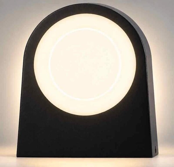 LED vonkajšie nástenné svietidlo ARCOS, 15 W, 19,8 × 18 cm, IP65, čierne (ARCOS-15W 5CCT IP65 BLACK)