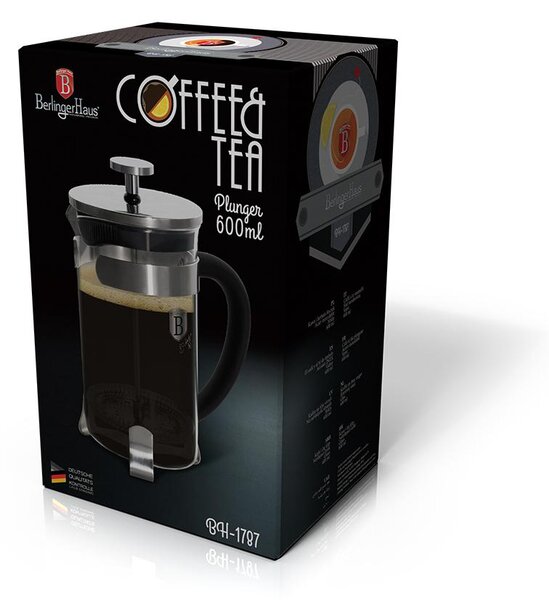 BERLINGERHAUS RoseGold Collection zaparovač Coffe&Tea 600 ml