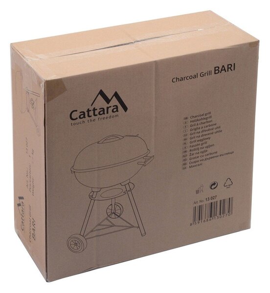 Kotlový gril na drevené uhlie Cattara Bari, ø 44 cm