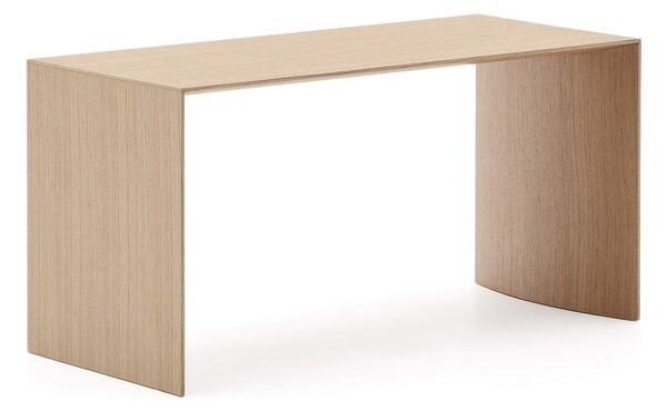 Konferenčný stolík vo svetloprírodnej farbe v dekore duba 45x90 cm Litto – Kave Home