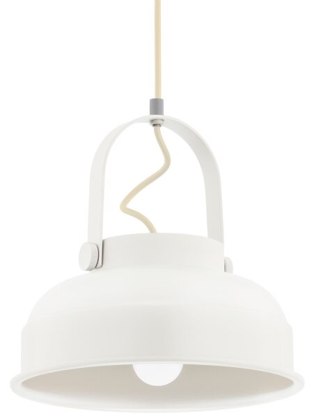 Argon 8284 - Luster na lanku DAKOTA 1xE27/15W/230V biela