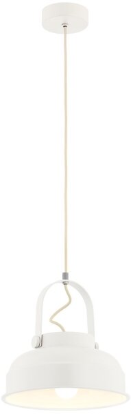 Argon 8284 - Luster na lanku DAKOTA 1xE27/15W/230V biela