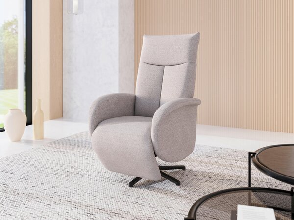 RELAXAČNÉ KRESLO, textil, strieborná Sit & More - Online Only obývacie izby, Online Only