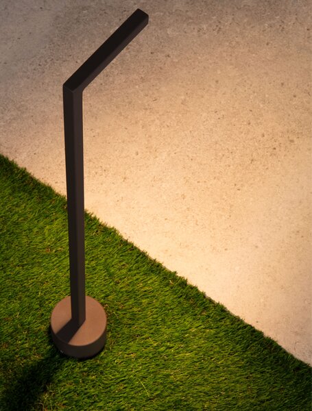 Vonkajšia stojaca lampa Pipe kortenová 5 W – Hnedá (9060264)