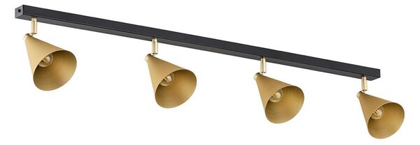 Argon 1807 - Bodové svietidlo LUCINDA 4xE14/7W/230V zlatá