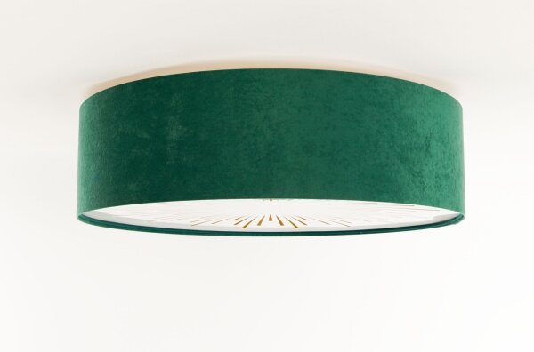 Stropné svietidlo RAYS 2xE27/60W/230V pr. 60 cm zelená