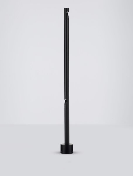 Vonkajšia stojaca lampa Luxor pieskovo čierna 8 W