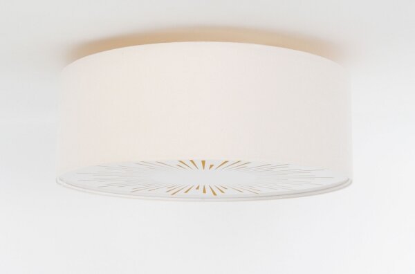 Stropné svietidlo RAYS 2xE27/60W/230V pr. 60 cm biela