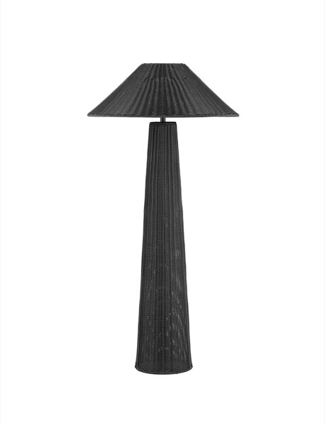 Vonkajšia stojaca lampa Plom čierna 1x12 W
