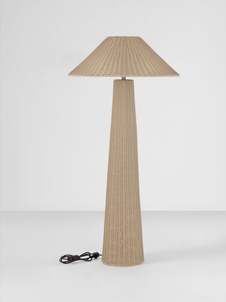 Vonkajšia stojaca lampa Plom 1x12 W – Hnedá
