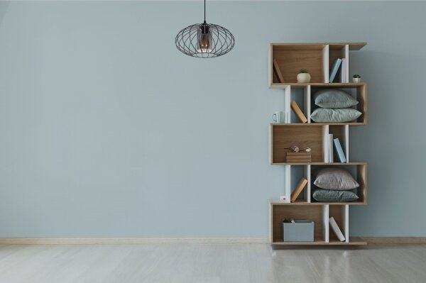 Luster na lanku CORRINI 1xE27/60W/230V pr. 34 cm čierna/šedá