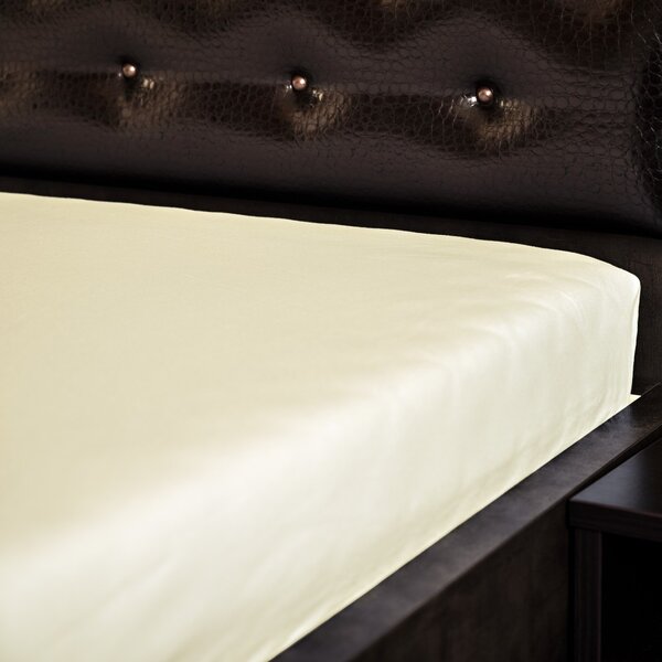 Didatex Jersey plachta - cream 7 Rozmer: 90x200 cm