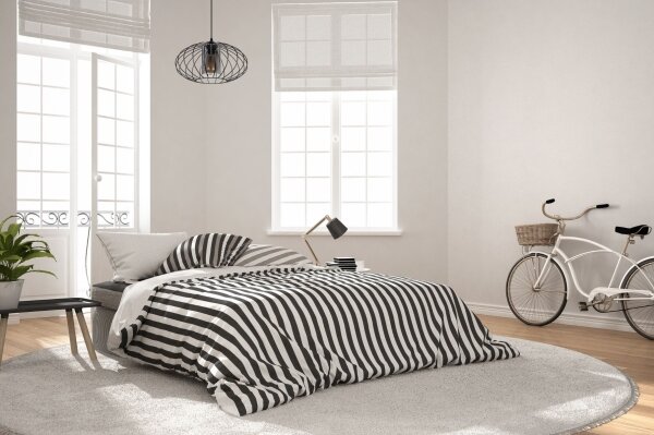 Luster na lanku CORRINI 1xE27/60W/230V pr. 34 cm čierna/šedá