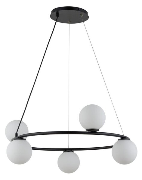 Luster na lanku GAMA 5xG9/12W/230V čierna