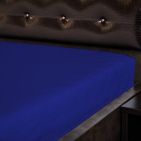 Jersey plachta - modrá dark 9 Rozmer: 90x200 cm