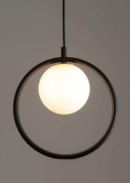 Luster na lanku AQUA 1xG9/12W/230V čierna