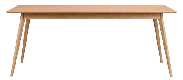 Rozkladací jedálenský stôl s doskou v dekore jaseňového dreva 190x90 cm Yumi - Rowico