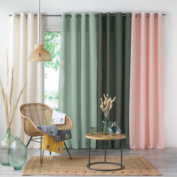 Vínový záves z mikrovlákna 140x260 cm Absolu – douceur d'intérieur