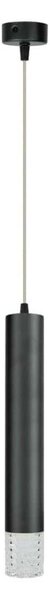 Luster na lanku TUBI 1xGU10/8W/230V čierna