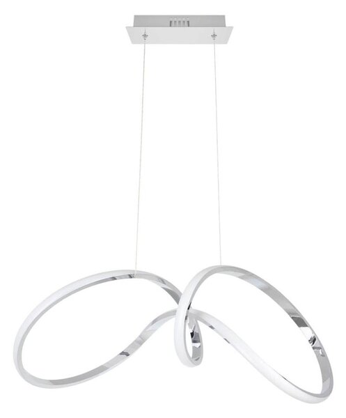LED Luster na lanku TESORO LED/48W/230V lesklý chróm