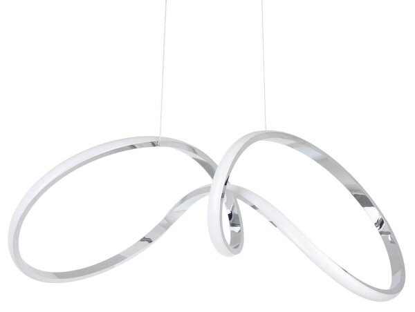 LED Luster na lanku TESORO LED/48W/230V lesklý chróm