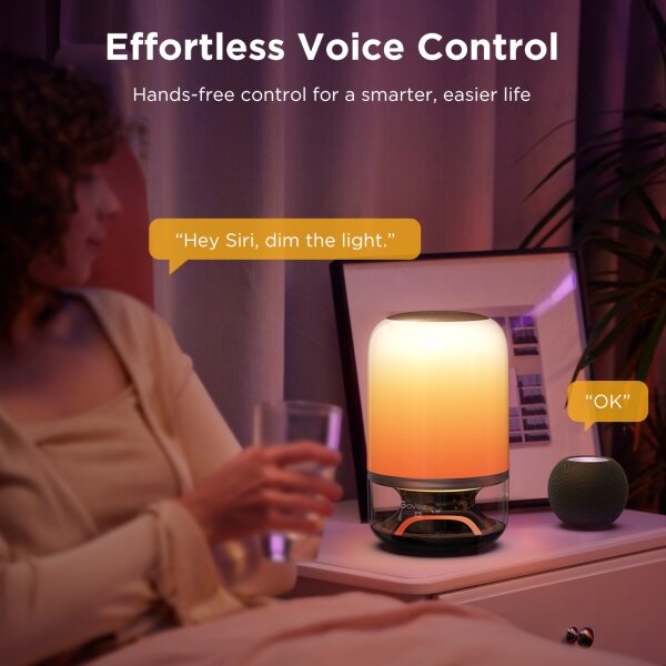 Govee - LED RGBW Stmievateľná stolová lampa s reproduktorom LED/36W/12V Wi-Fi