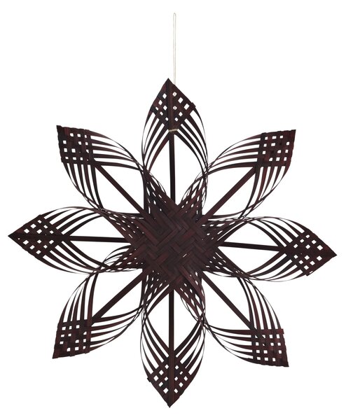 Dekoratívna hviezda Bamboo Star Bordeaux