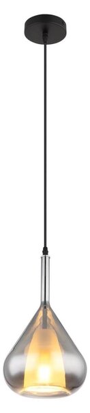Globo 15542 - Luster na lanku GEEKY 1xE27/60W/230V pr. 20 cm čierna