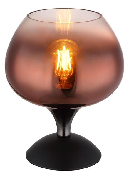 Globo 15548T2G - Stolná lampa MAXY 1xE27/40W/230V medená