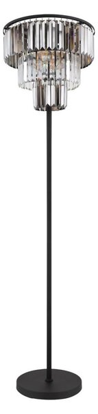 Globo 15695S - Stojacia lampa NAXIS 3xE27/40W/230V pr. 40 cm čierna