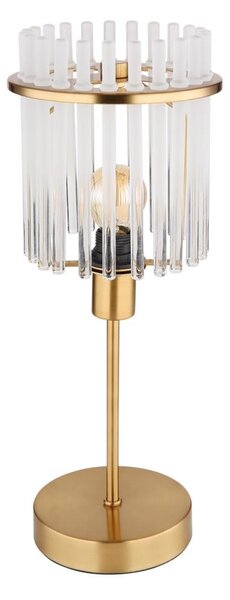 Globo 15698TM - Stolná lampa GORLEY 1xE14/40W/230V pr. 15 cm zlatá