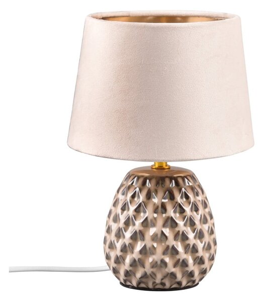 Béžová stolová lampa (výška 27 cm) Ariana - Reality