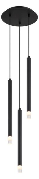 Globo 15629-3 - Luster na lanku BLAKE 3xG9/4W/230V pr. 24 cm čierna