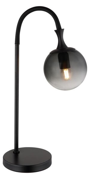 Globo 15885T - Stolná lampa DALTON 1xE27/10W/230V čierna