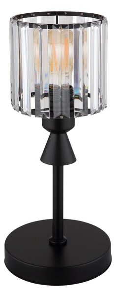 Globo 15742T - Stolná lampa JORDANA 1xE27/60W/230V pr. 15 cm čierna