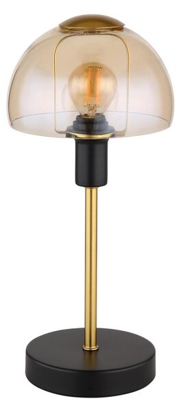 Globo 21914A - Stolná lampa KOKKINI 1xE14/25W/230V čierna/zlatá