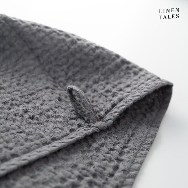 Tmavosivé uteráky a osušky v súprave 3 ks Honeycomb - Linen Tales