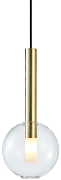 Luster na lanku NIKO 1xG9/9W/230V pr. 15 cm zlatá