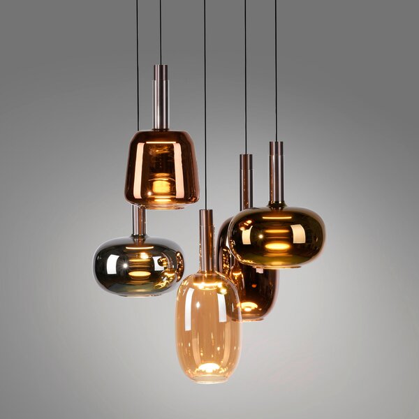 ZÁVESNÉ LED SVIETIDLO, 55/55/200 cm - Interiérové svietidlá