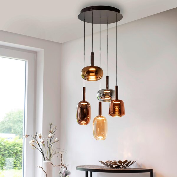 ZÁVESNÉ LED SVIETIDLO, 55/55/200 cm - Interiérové svietidlá
