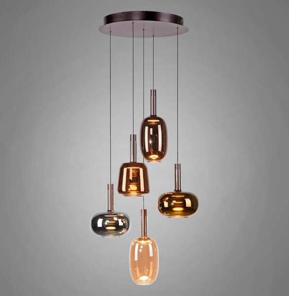 ZÁVESNÉ LED SVIETIDLO, 55/55/200 cm - Interiérové svietidlá
