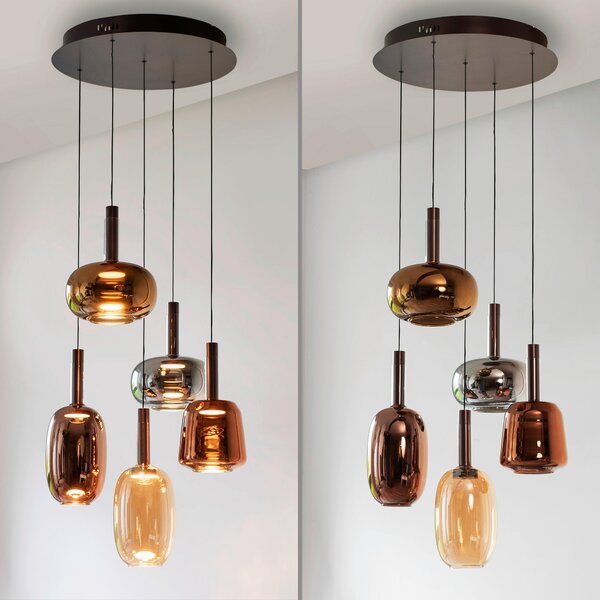 ZÁVESNÉ LED SVIETIDLO, 55/55/200 cm - Interiérové svietidlá