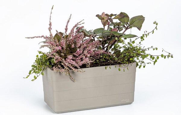 Plastový samozavlažovací kvetináč 39,5 cm Berberis – Plastia