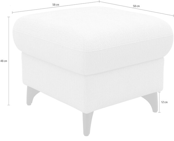 TABURETKA, textil, 58/48/58 cm Sit & More - Kreslá, Online Only