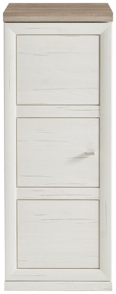 KANCELÁRSKA SKRIŇA, sivá, biela, 50,6/131,6/43 cm Hom`in - Kancelárske regály