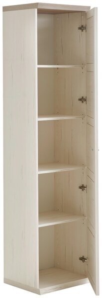 KANCELÁRSKA SKRIŇA, sivá, biela, 50,6/209,2/43 cm Hom`in - Kancelárske regály